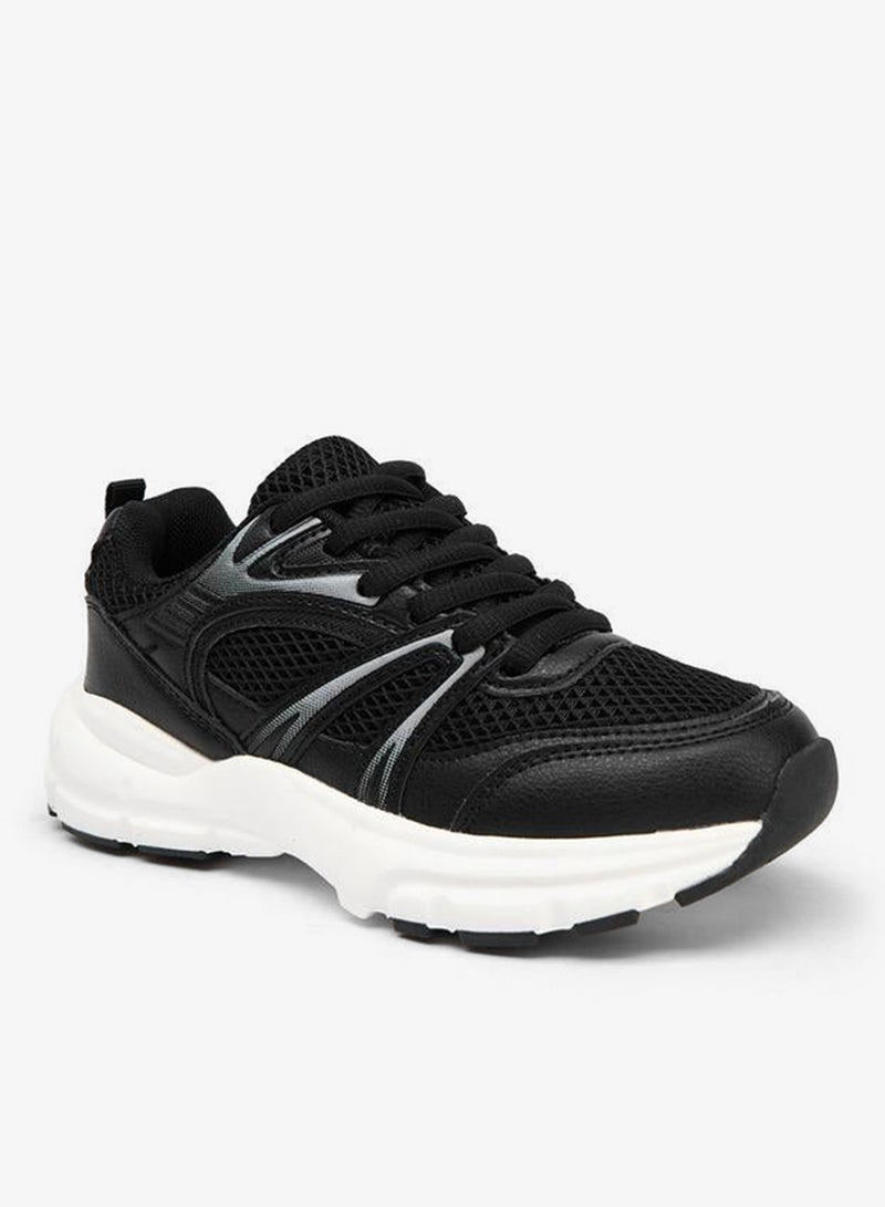 Mister Duchini Boys' Lace-Up School Sneakers - Image 4