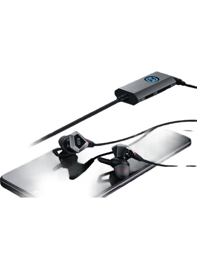 EDIFIER سماعة الألعاب Edifier Hecate Gx04 مع بطاقة صوت مدمجة وميكروفون للألعاب الإلكترونية، PUBG، الكمبيوتر، اجتماعات المكتب، صوت محيطي 7.1، بطاقة صوت خارجية، سوداء - Image 1