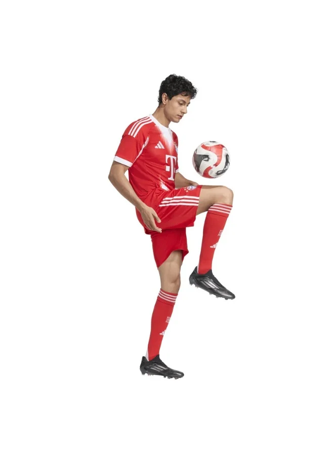 Adidas Fcb H Sho M Red Football/Soccer Shorts For Men