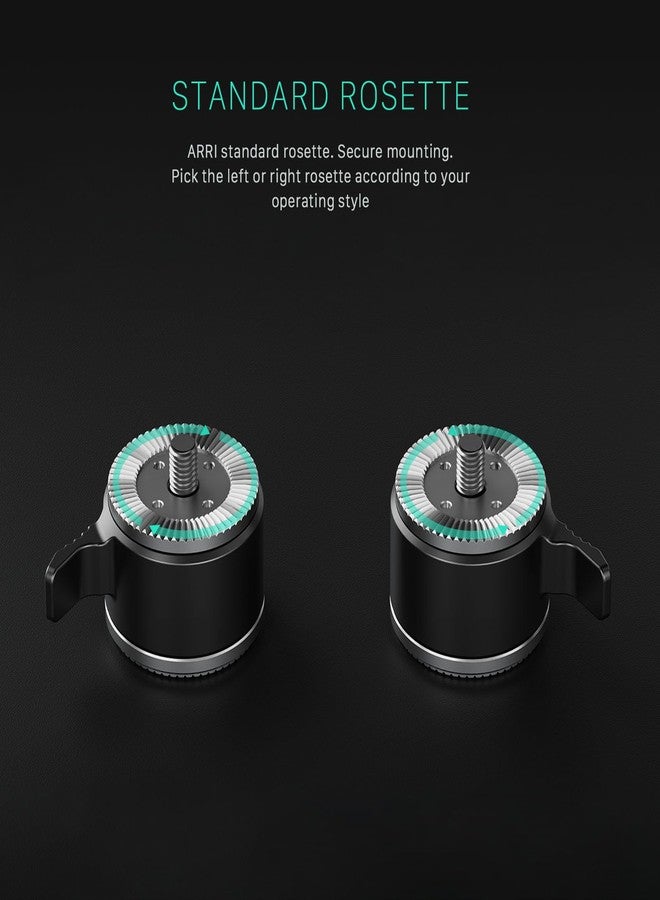 Tilta Quick Adjust Rosette Adapter - Black | Secure Connection | Compatible | Enhanced Comfort | Durable & Lightweight (Pair) - Image 5