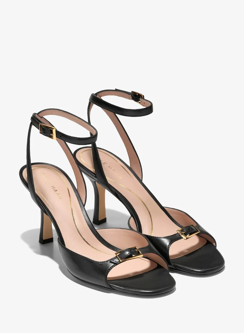 COLE HAAN BLACK Women's Annalise Buckle Sandals for Women | Best Price UAE