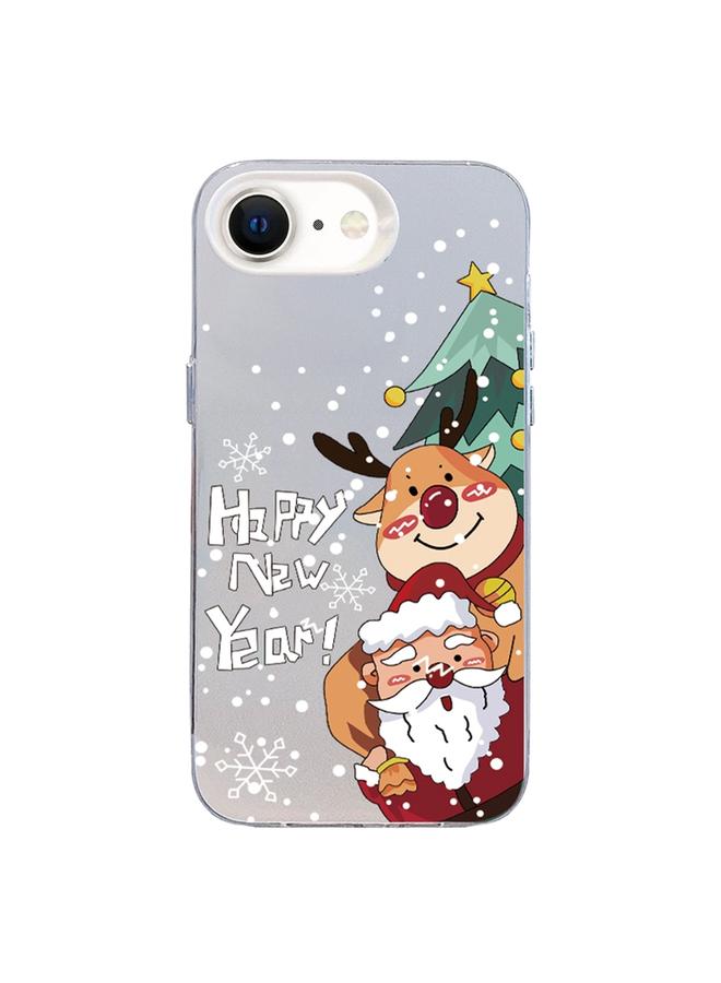 اس-توب جراب لهاتف iPhone 7 / 8 / SE 2020 2022 من سلسلة عيد الميلاد، جراب هاتف بغطاء كامل من البولي كربونات بنمط - Image 1