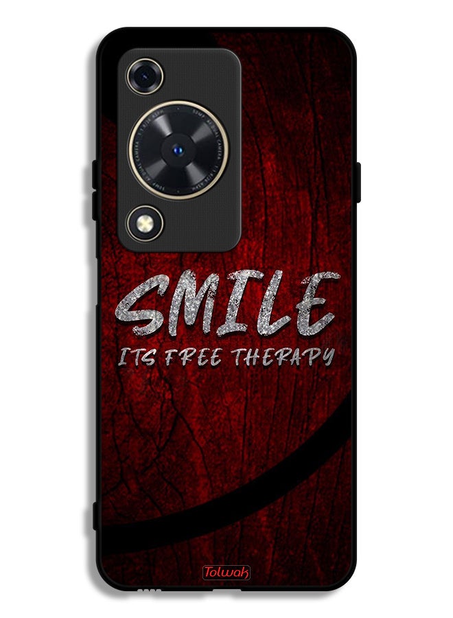 Tolwak Huawei Nova Y72S Protective Case Cover Smile Its Free Therapy