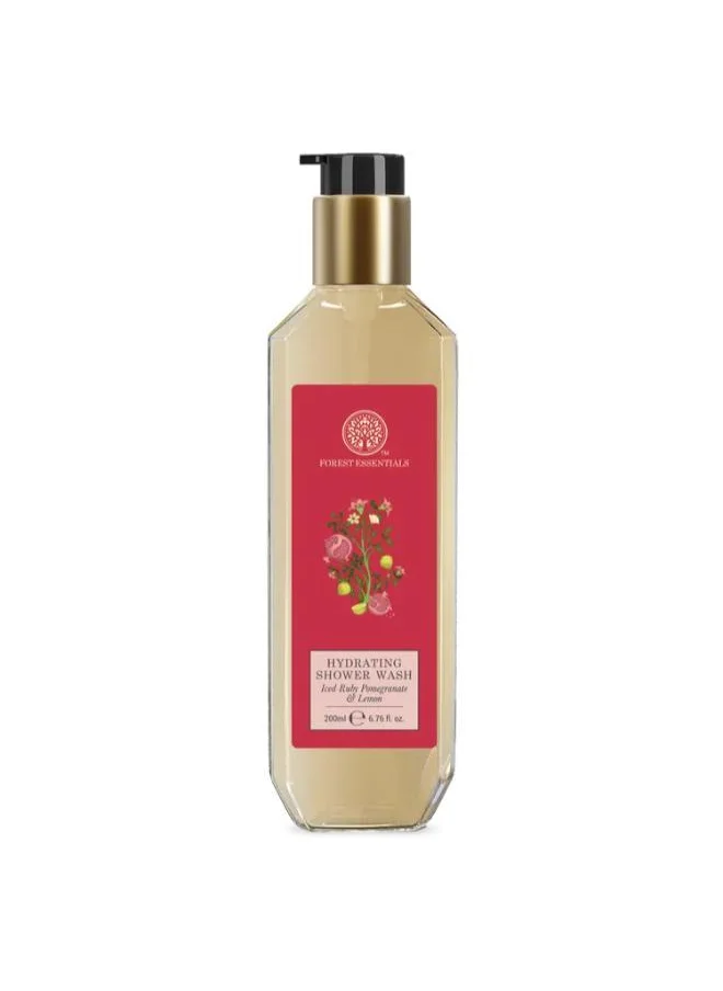 Forest Essentials Hydrating Shower Wash Iced Ruby Pomegranate & Lemon