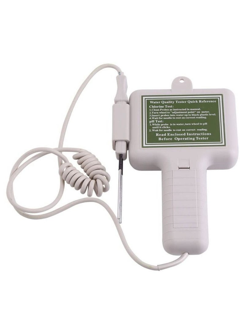 مييلان جهاز فحص درجة الحموضة 2 في 1 ، جهاز قياس مستوى الكلور ، جهاز قياس مستوى الكلور ، تحليل جودة المياه ، جهاز فحص قياس المياه لحمام السباحة ، سبا مياه الينابيع - Image 3