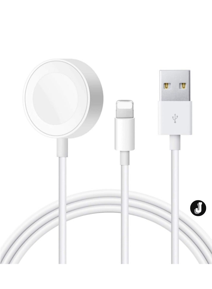 JAJEEK "New Sleek 4.9ft MFi Certified Magnetic Charging Cable for Apple Watch & iPhone" - Image 1