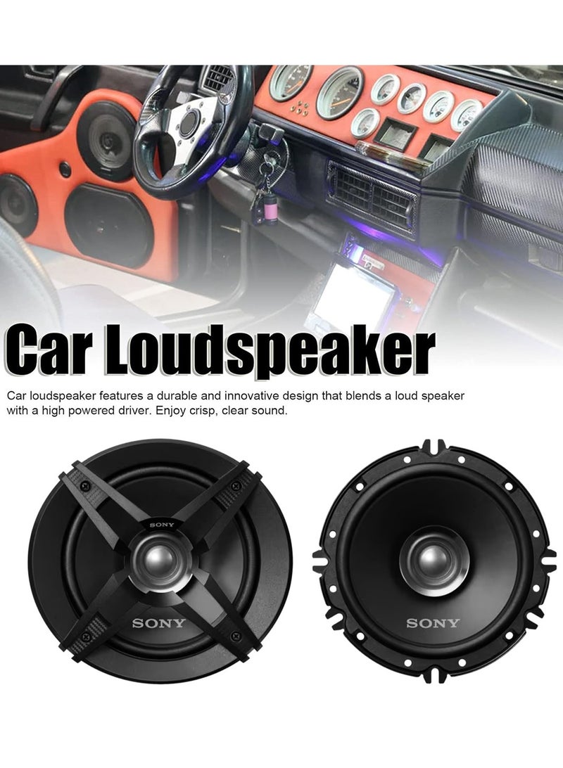 Xplod Car Speaker Dual Cone 45W/260W Music Speaker 16cm/6.1/2" Flush Mount Mega Bass 2 Pcs Set SONY XS-FB161E