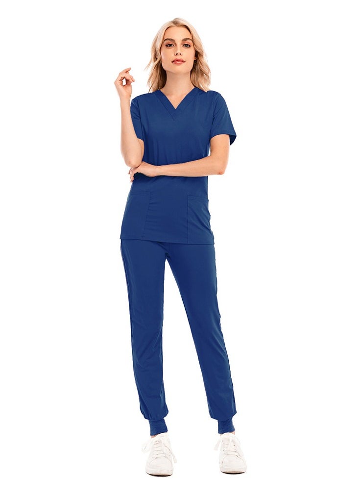 KUYING New V-neck Split Style Medical Work Uniform  - Image 1