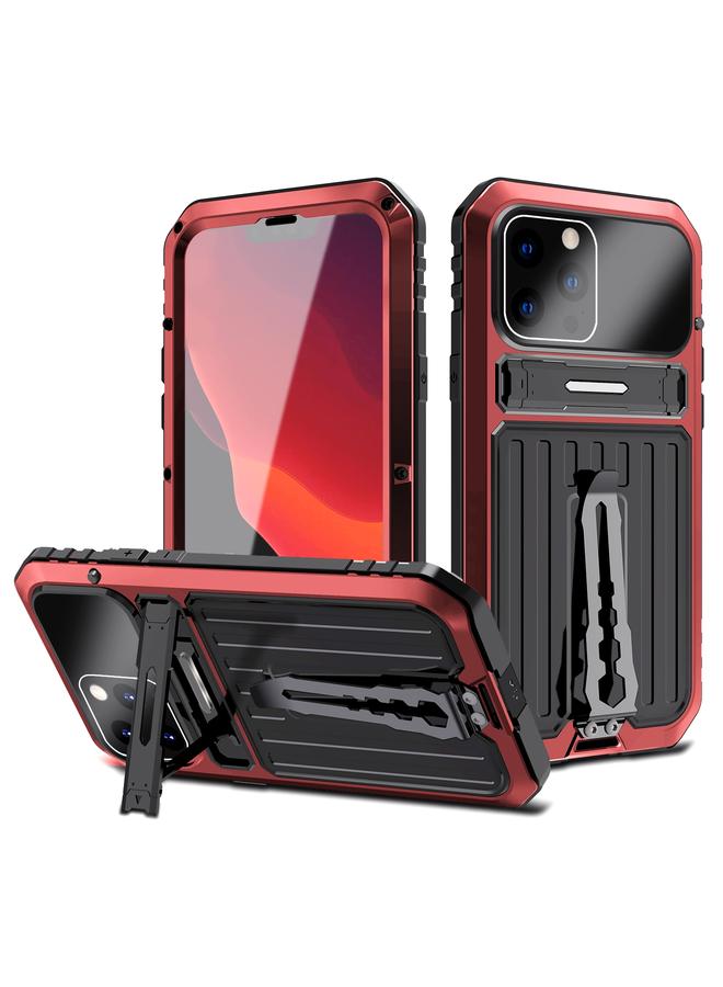 Zaboon Case For iPhone 12 Pro Max Armor Shockproof Splash-proof Dust-proof Phone Case with Holder - Image 2
