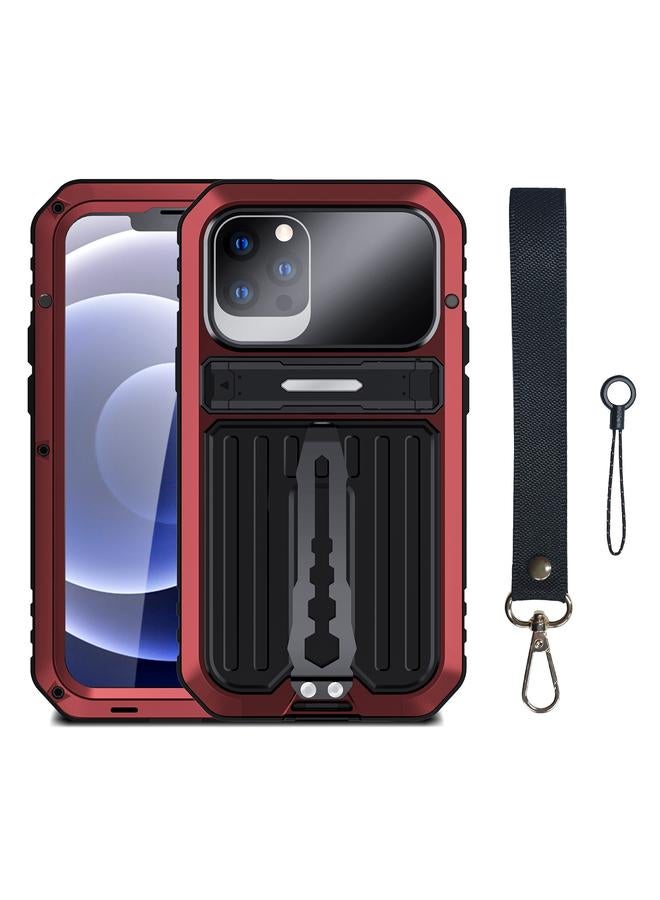 Zaboon Case For iPhone 12 Pro Max Armor Shockproof Splash-proof Dust-proof Phone Case with Holder - Image 1