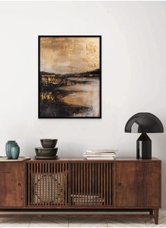 Art Decor Black and Gold Abstract Landscape Art Wall Art Framed Fine Art Wall Décor for Living Rooms Bedrooms Dining Rooms Office Gifting - pzsku/Z17335786F0B91675BA26Z/45/_/1722666536/bff457bf-9951-4f14-9883-0e063098da41