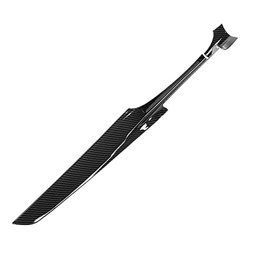 KIMISS 2PCS Center Console Dashboard Cover Trim, ABS Console Instrument Panel Trim Replacement for C Class W205 2015+, for GLC class X253 2016+(Carbon fiber pattern) - Image 1