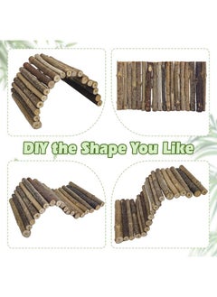Kathson kathson Bearded Dragon Tank Accessories Kit, Reptile Hide Wooden Bridge Terrarium Liner Triangle Hammock Jungle Climber Vines Leaves and Plant Reptile Habitat Decor for Chameleon Lizards Gecko Snakes  - Image 4