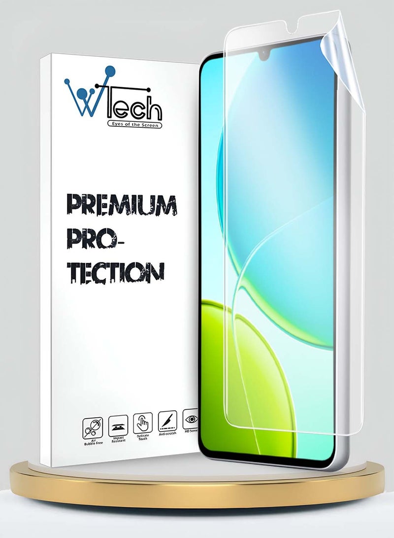 دبليو تيك فيلم هيدروجيل رفيع ومرن لحماية الشاشة vivo Y19s 5G 2025 بريميوم (MSHFMN) - شفاف - Image 1