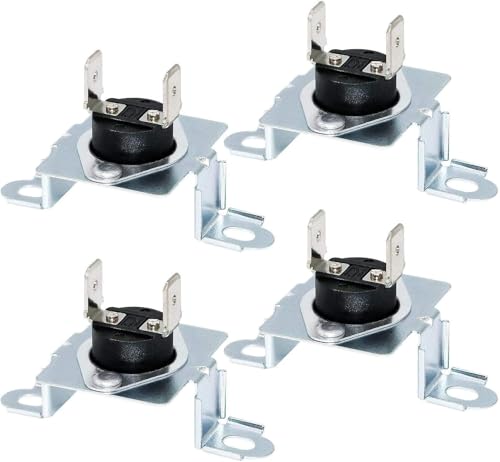 Romalon 4-Pack 6931EL3003D Dryer Thermostat Thermal Fuse for Dryer Replaces Part # AP4440975 PS3530485 DLEX2501W DLE5955W by Romalon - Image 1