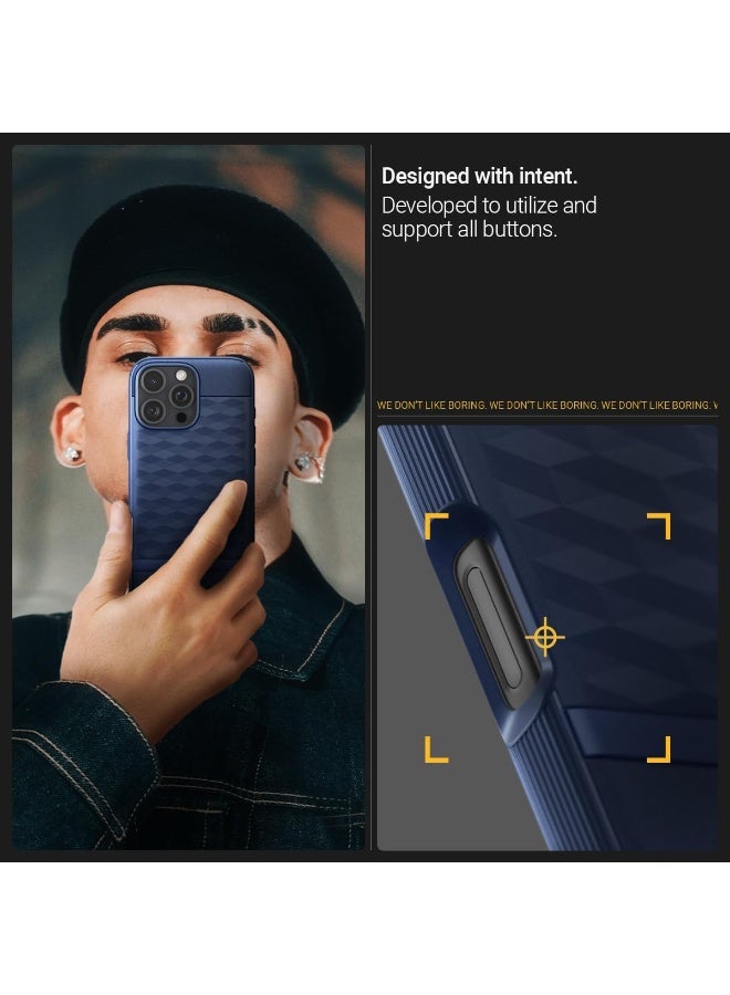 Caseology Parallax Mag for iPhone 16 Pro MAX MagSafe Case Cover Mil Grade - Midnight Blue - Image 4