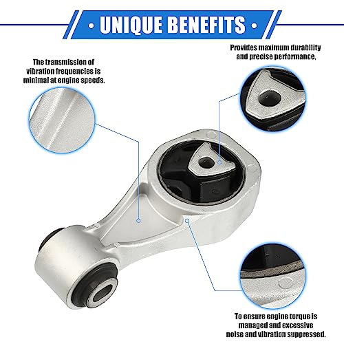 VekAuto Engine Mount Compatible for Nissan Sentra 2013-2019, Anti Deform Metal Silver Tone No.113503SG0A Mount Bracket - Image 3