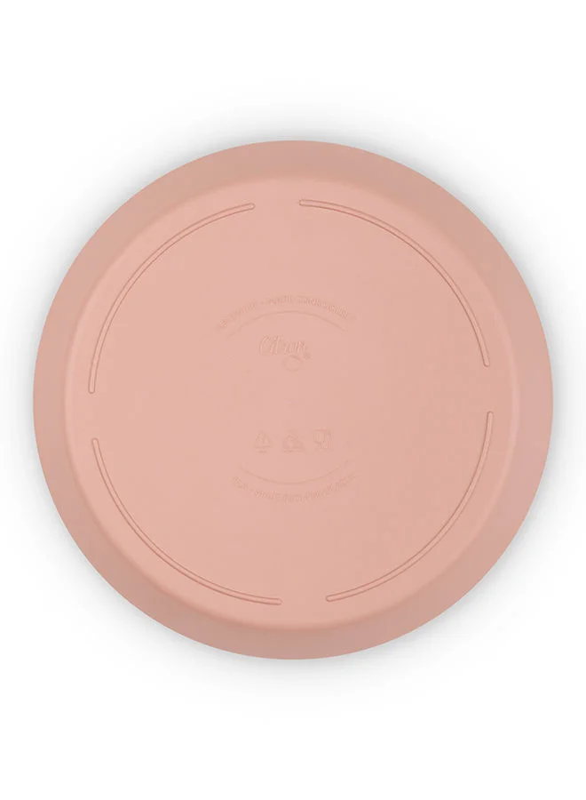 سترون Set of 4 PLA Plate - Pink/Cream
