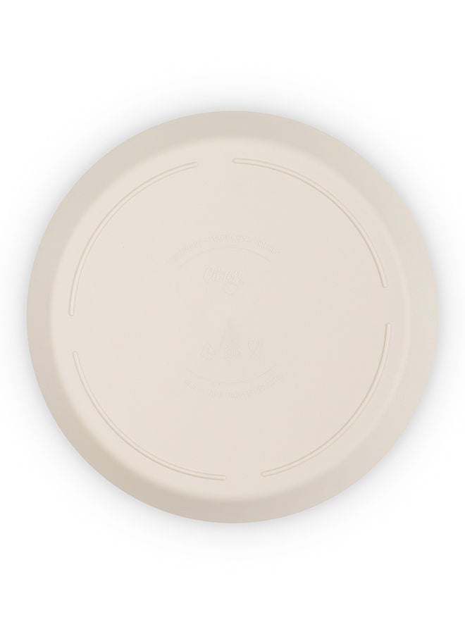 سترون طقم  أطباق بلاستيك - ورديكريمي - Image 3