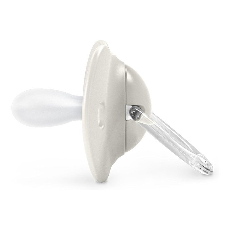 Suavinex, Pack of 2 Pacifiers for Babies 0/6 Months and Newborns, with Silicone Physiological Teat SX Pro Symmetrical, Flat and Flexible, Respects Oral Development, Wild&Free Beige - Image 3