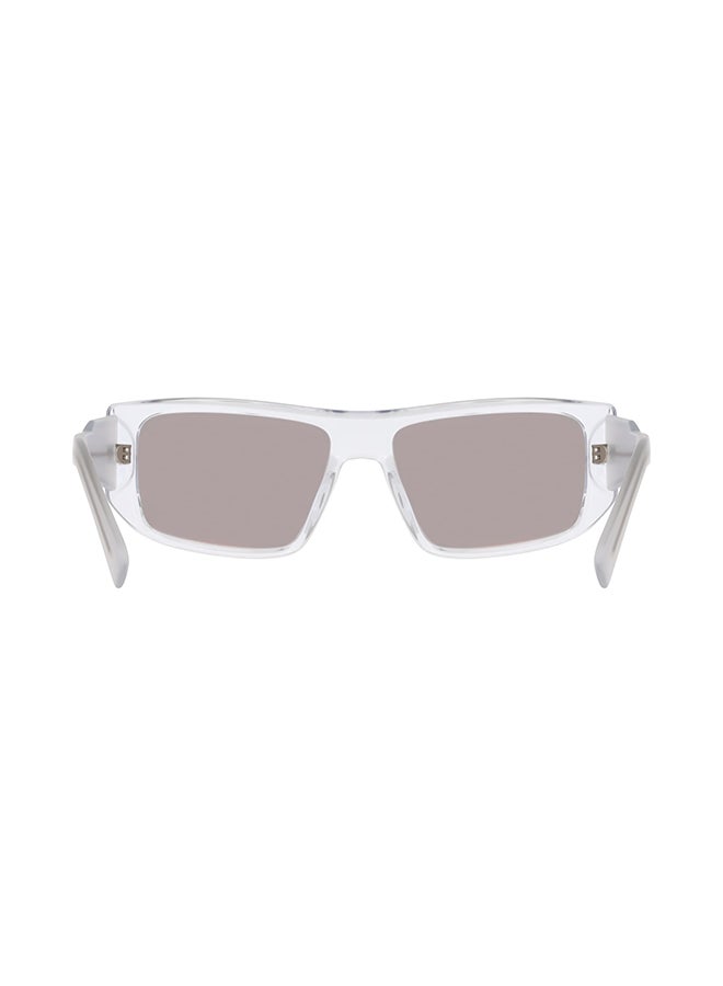 DKNY FULL RIM INJECTED DKNY SUN DK555S 5716 (000) CRYSTAL CLEAR - Image 3
