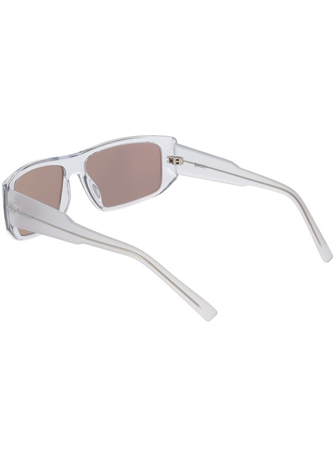 DKNY FULL RIM INJECTED DKNY SUN DK555S 5716 (000) CRYSTAL CLEAR - Image 2