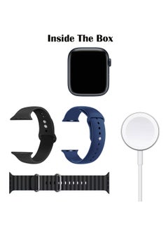 modio Modio Super Mini Ladies Special Smart Watch with Three Set Strap and Wireless Charger Black  - Image 5