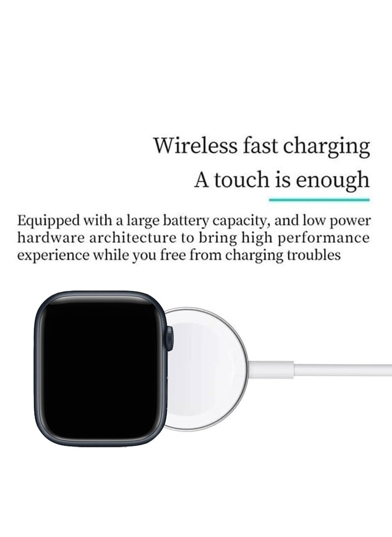 modio - Modio Super Mini Ladies Special Smart Watch with Three Set Strap and Wireless Charger Black - Image 1