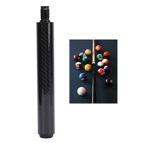 Diyeeni 8 inch Billiard Pool Cue Extension, Carbon Fiber Billiard Sticks Extender, Billiard Cue End Extension Stick, for Billiard Cue Extending Accessory - Image 2