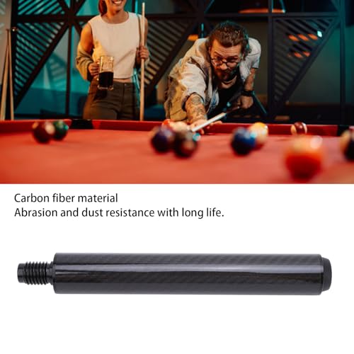 Diyeeni 8 inch Billiard Pool Cue Extension, Carbon Fiber Billiard Sticks Extender, Billiard Cue End Extension Stick, for Billiard Cue Extending Accessory - Image 3