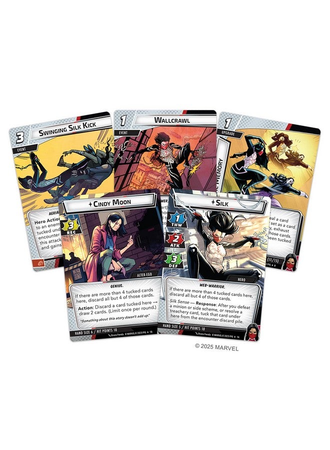 Fantasy Flight Games Marvel Champions The Card Game Silk Hero Pack - Cooperative Strategy Game for Kids & Adults, Ages 14+, 1-4 Players, 45-90 Min Playtime, Made - Image 2