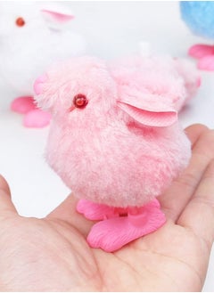Excefore Bunny Jumping Chick Wind Up Toy, 8 Pcs Novelty Chicken Hopping Windup Toy for Kids, Egg Hunt Basket, Stocking Stuffers, Party Favors, Birthdays  - Image 5