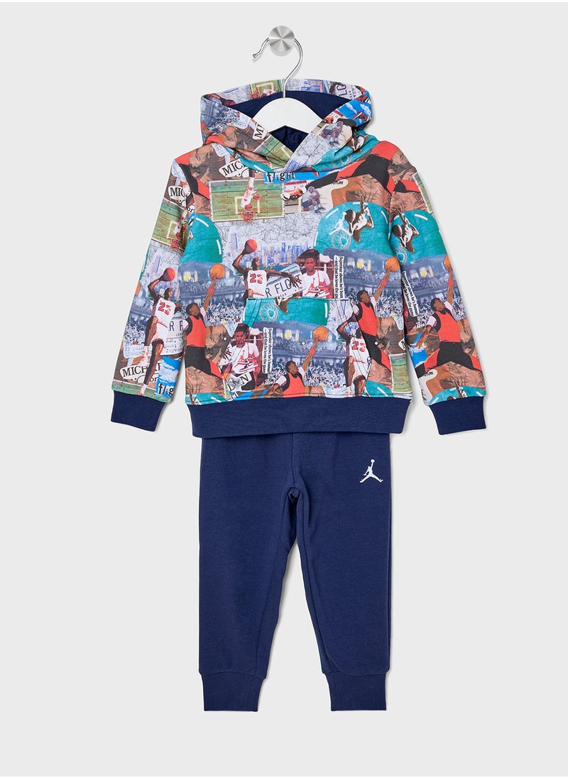 Jordan Infant Mj Brklyn Aop Ft Tracksuits  - Image 1