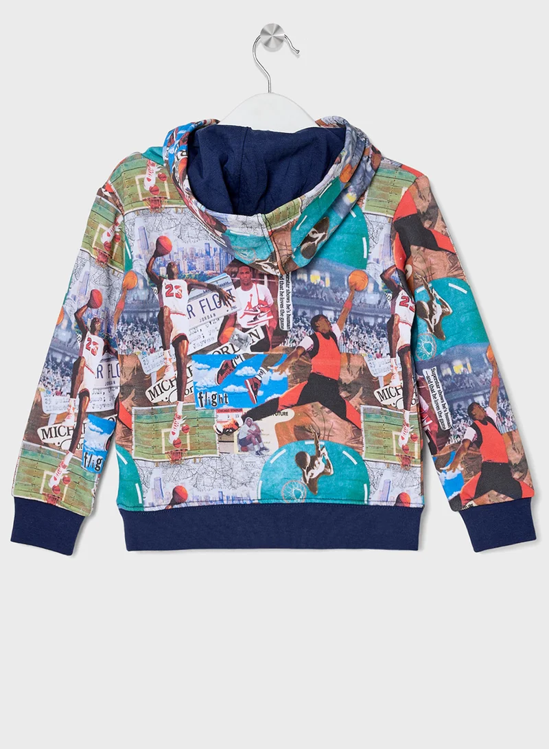 جوردن Infant Mj Brklyn Aop Ft Tracksuits
