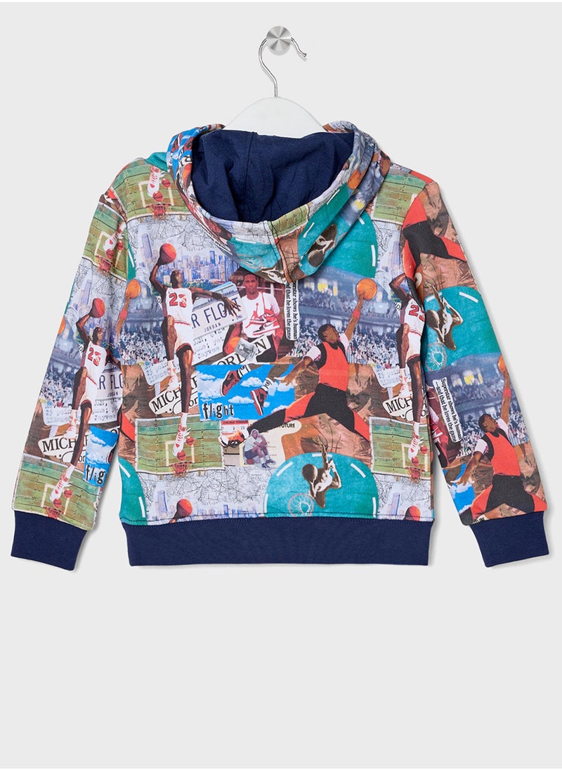 Jordan Infant Mj Brklyn Aop Ft Tracksuits  - Image 3