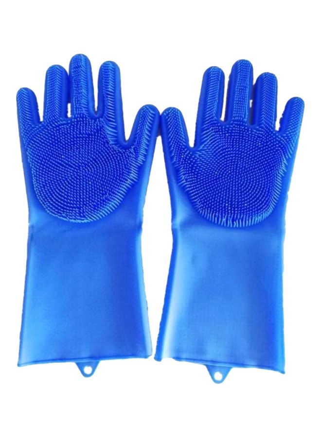 Sharpdo Magic Dishwashing Gloves Blue 14x6.2inch - Image 1