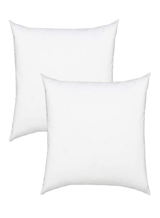 Fennco Styles White Pillow Insert - Premium Polyester Fiber, Made in USA, Square & Round Sizes (11”x15” 2-Pack) - Image 1