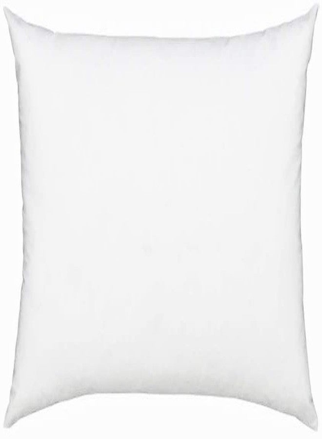 Fennco Styles White Pillow Insert - Premium Polyester Fiber, Made in USA, Square & Round Sizes (11”x15” 2-Pack) - Image 2
