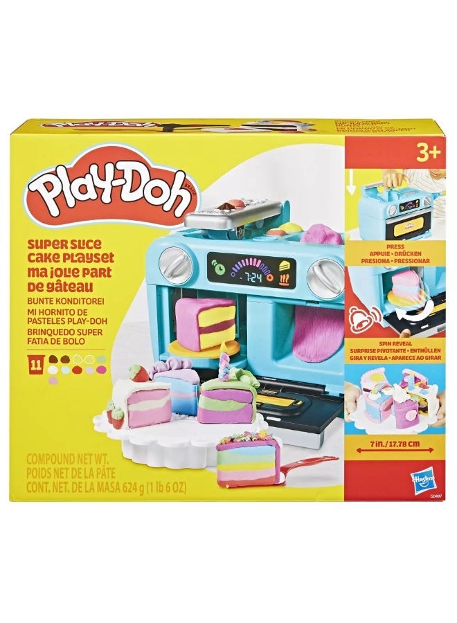 Play-Doh Super Slice Cake Playset (624 G) - Image 1