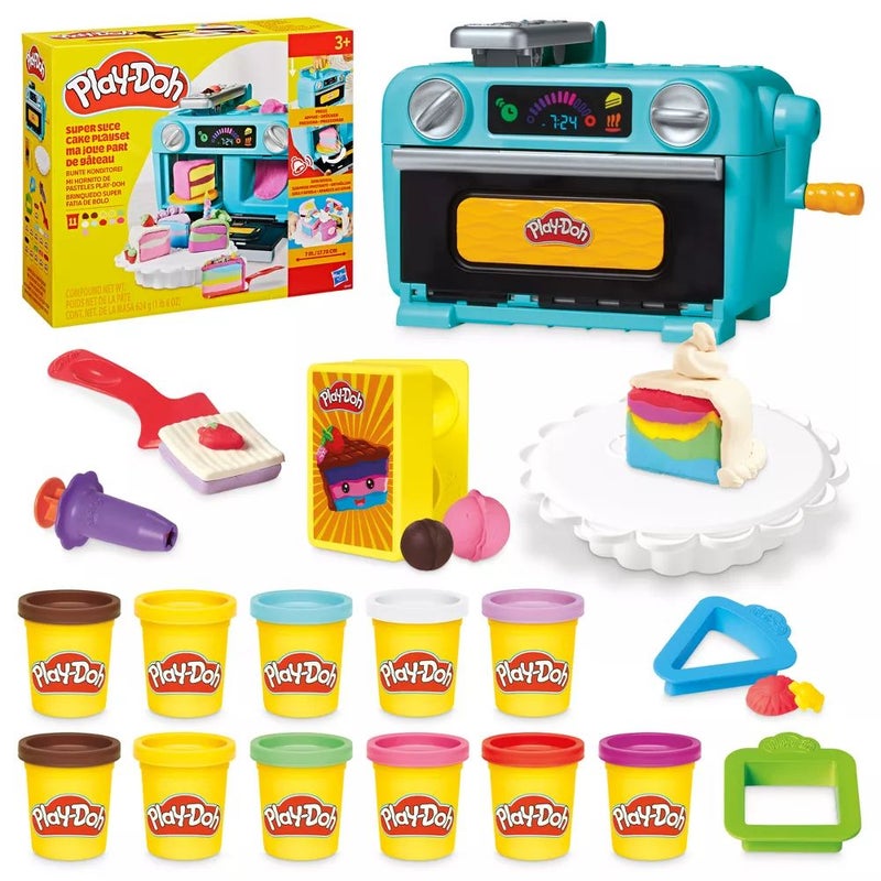 Play-Doh مجموعة لعب كعكة سوبر سلايس (624 جرام) - Image 2