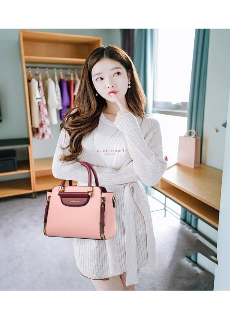 Pahajim Crossbody Bags for Women Large Ladies PU Shoulder Bags Crossbody Top Handle Tote Bucket Bag Hobo Bags Handbags, multi - Image 3
