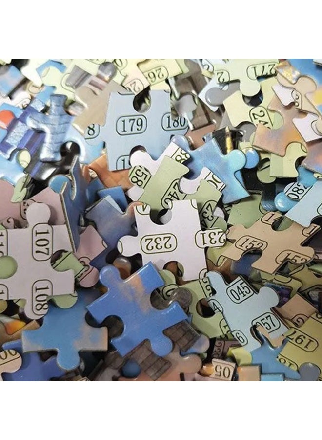 1000 قطعة ألغاز الألغاز المطبوعة للكبار العائلات التفاعل بين الوالدين والطفل الأطفال العادي لعبة تحدي لعب ديكور المنزل هدية لصديق - Image 2