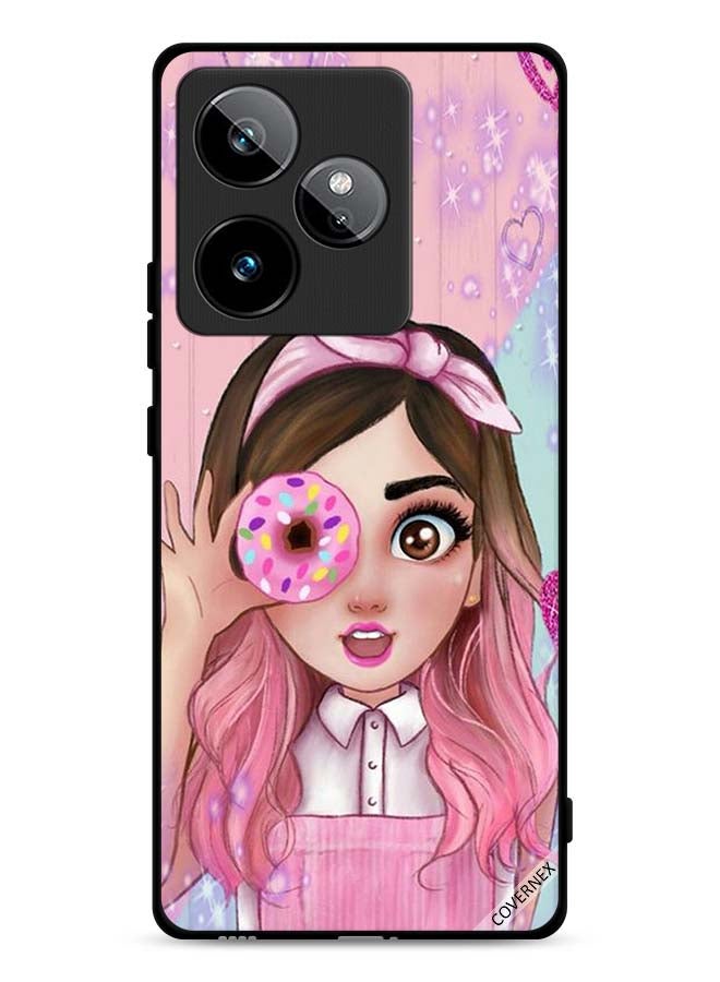 Covernex Realme GT 7 5G Protective Case Cover Donut Lover Girl Art