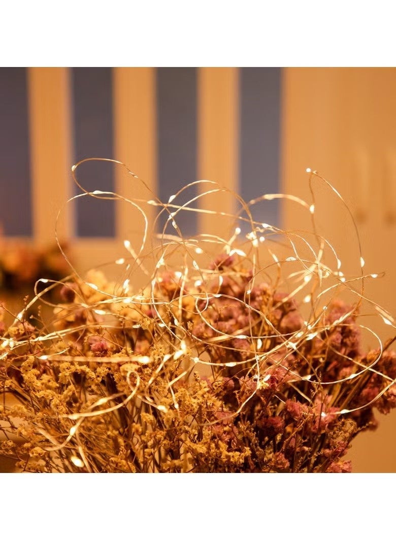 2 Pack x 100 LED Waterproof Battery Operated Fairy Twinkle String Light - Image 2