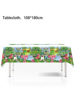 Arabest Monster Concert Party Disposable Tableware Set Tablecloth 1PCS-Monster Concert 