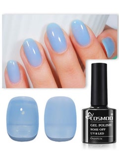 Translucent Jelly Gel Polish Transparent Crystal Sheer Nail Polish With Clear Ice Effect
