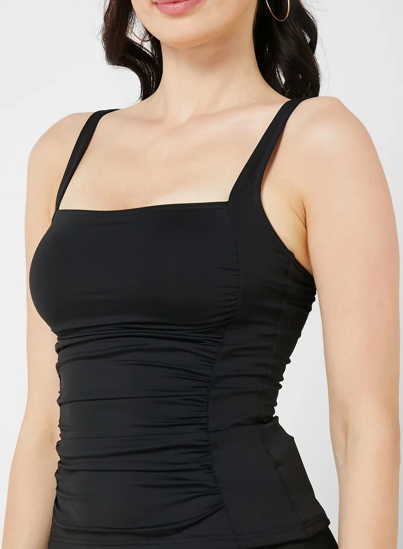 Marks & Spencer Tummy Control Square Neck Tankini Top