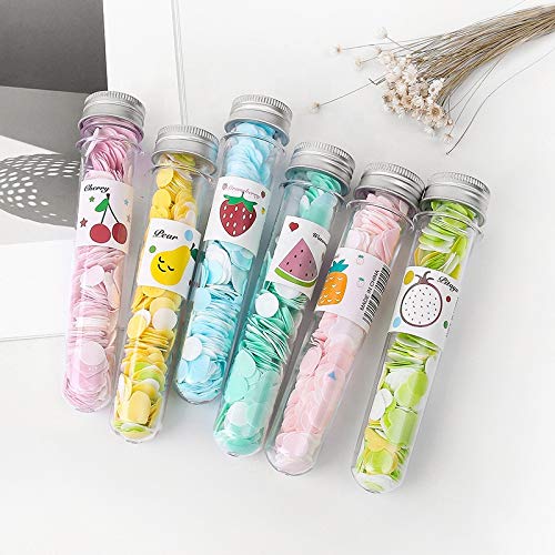 Samvardhan Samvardhan 6Pcs Travel Soft Paper Soap Flower Design Tube Shape Bottle AssortedRandom Colour  - Image 1