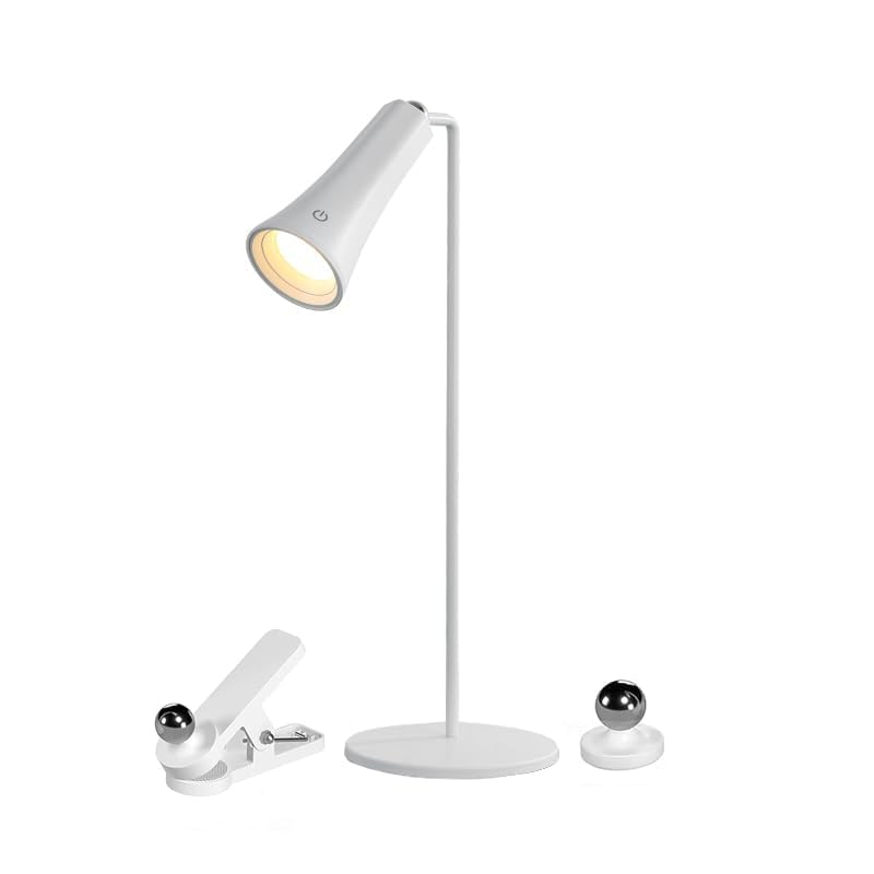 REMICH Rechargeable Desk Lamps LED Table Lamp with 3 Brightness Levels Removable Flashlight Emergency Power Bank Outdoor Desk Lamps360 Rotation Reading Light for RestaurantIndoorOutdoor - Image 1