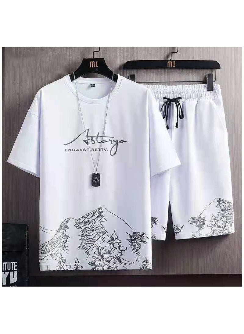 KUYING - New Fashion Versatile Short Sleeve Set - Image 1